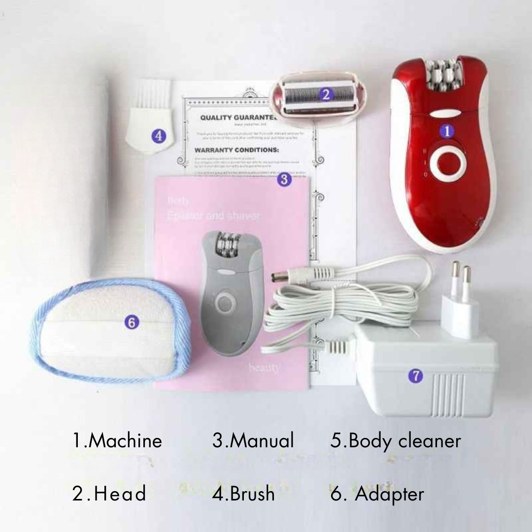 3-in-1 Electric Rechargeable Epilator